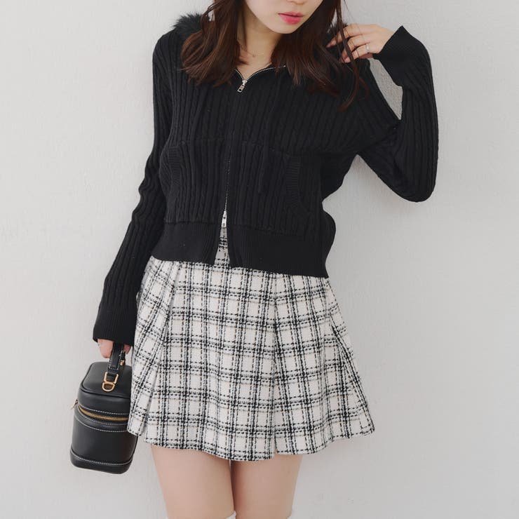 ケーブルZIPUPパーカー | NICE CLAUP / OLIVE des OLIVE　OUTLET | 詳細画像23 