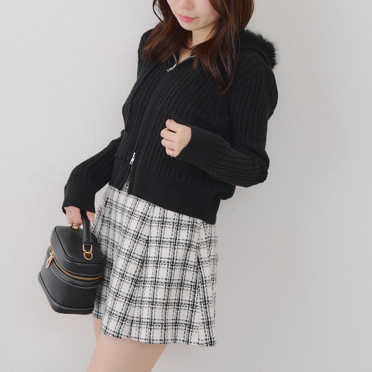 ケーブルZIPUPパーカー | NICE CLAUP / OLIVE des OLIVE　OUTLET | 詳細画像26 