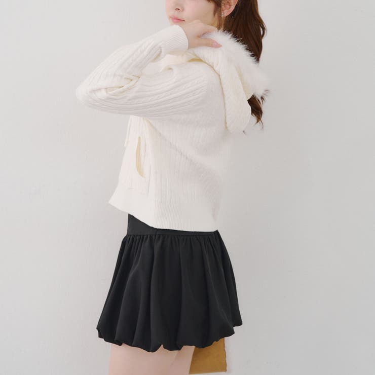 ケーブルZIPUPパーカー | NICE CLAUP / OLIVE des OLIVE　OUTLET | 詳細画像45 