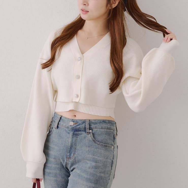 カーデ&キャミニットセット | NICE CLAUP / OLIVE des OLIVE　OUTLET | 詳細画像3 