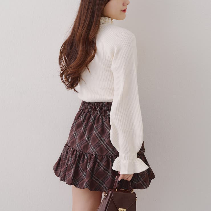 ボリューム袖ニットプルオーバー | NICE CLAUP / OLIVE des OLIVE　OUTLET | 詳細画像5 