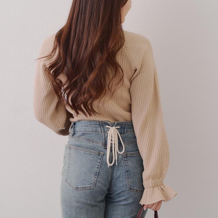 ボリューム袖ニットプルオーバー | NICE CLAUP / OLIVE des OLIVE　OUTLET | 詳細画像14 