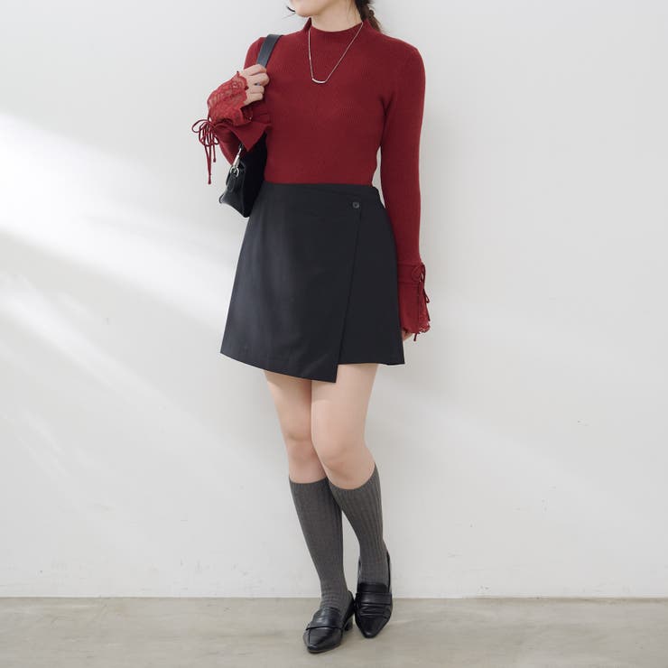 手元まで華やかに可愛く。袖レース&リボンニットトップス | RMAF　NICE CLAUP / OLIVE des OLIVE | 詳細画像54 