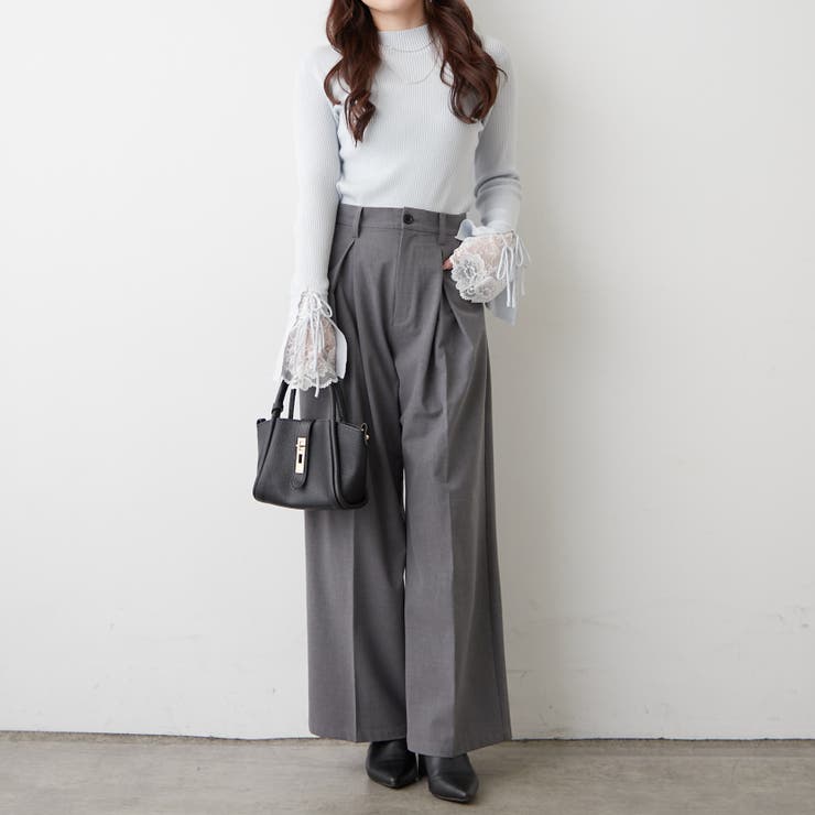 手元まで華やかに可愛く。袖レース&リボンニットトップス | RMAF　NICE CLAUP / OLIVE des OLIVE | 詳細画像68 