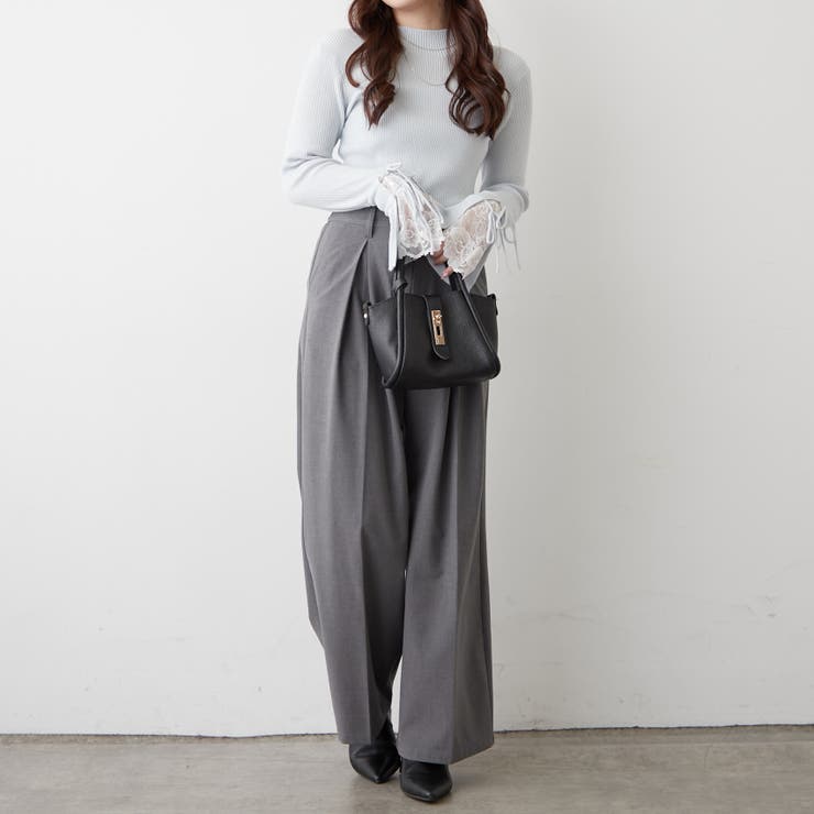 手元まで華やかに可愛く。袖レース&リボンニットトップス | RMAF　NICE CLAUP / OLIVE des OLIVE | 詳細画像69 