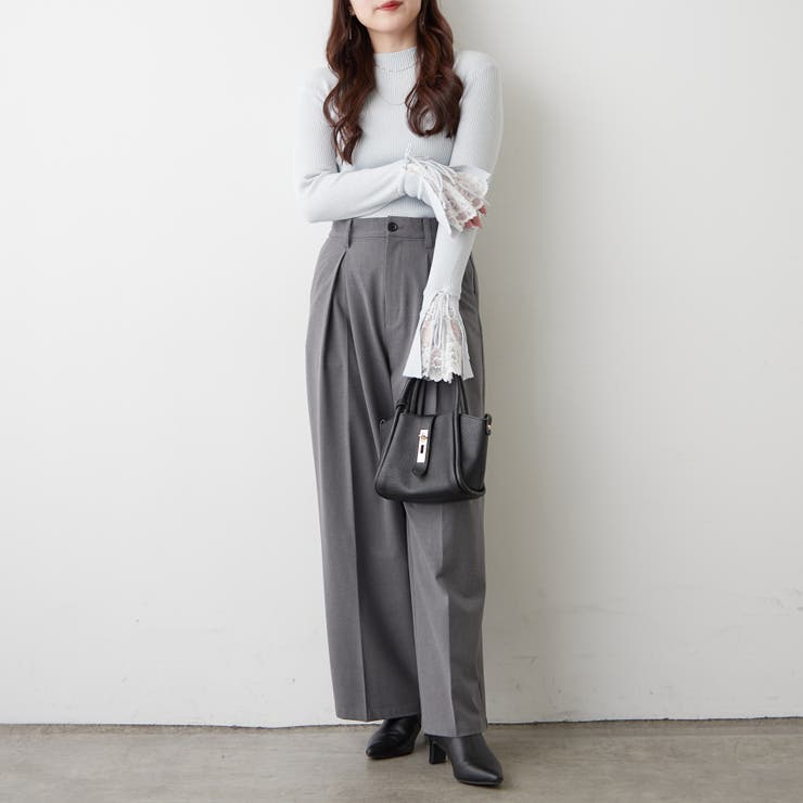 手元まで華やかに可愛く。袖レース&リボンニットトップス | RMAF　NICE CLAUP / OLIVE des OLIVE | 詳細画像70 