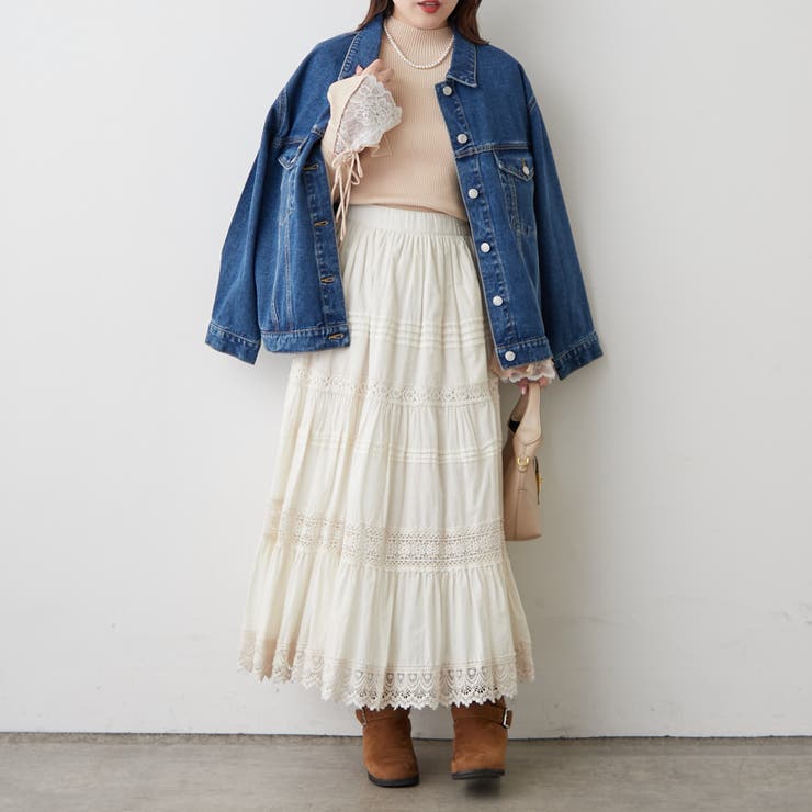 手元まで華やかに可愛く。袖レース&リボンニットトップス | RMAF　NICE CLAUP / OLIVE des OLIVE | 詳細画像82 