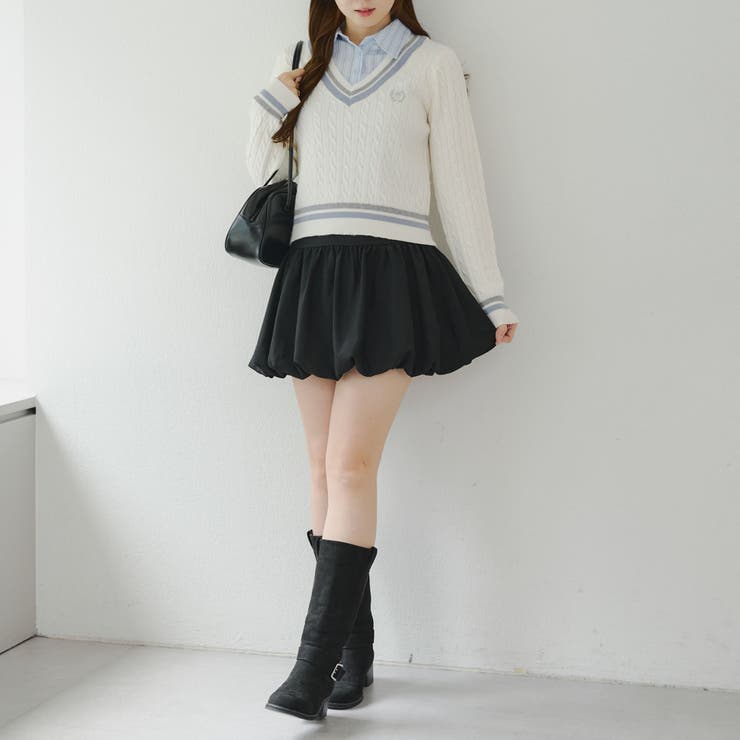 【MARCHES】シャツ&ニットドッキング | NICE CLAUP / OLIVE des OLIVE　OUTLET | 詳細画像10 