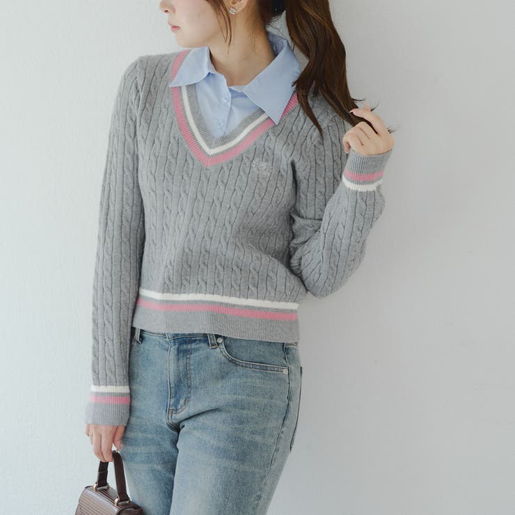 【MARCHES】シャツ&ニットドッキング | NICE CLAUP / OLIVE des OLIVE　OUTLET | 詳細画像23 