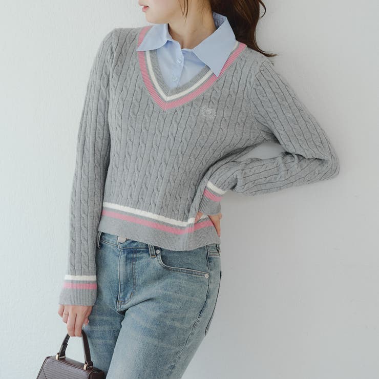 【MARCHES】シャツ&ニットドッキング | NICE CLAUP / OLIVE des OLIVE　OUTLET | 詳細画像24 