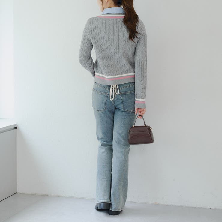 【MARCHES】シャツ&ニットドッキング | NICE CLAUP / OLIVE des OLIVE　OUTLET | 詳細画像30 