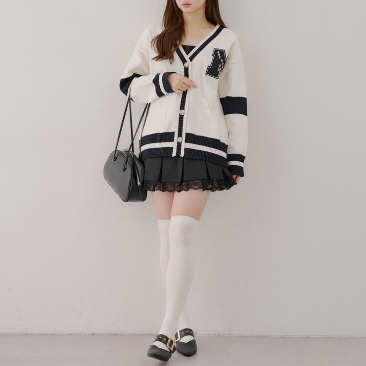 【MARCHES】レタードカーデ | NICE CLAUP / OLIVE des OLIVE　OUTLET | 詳細画像10 