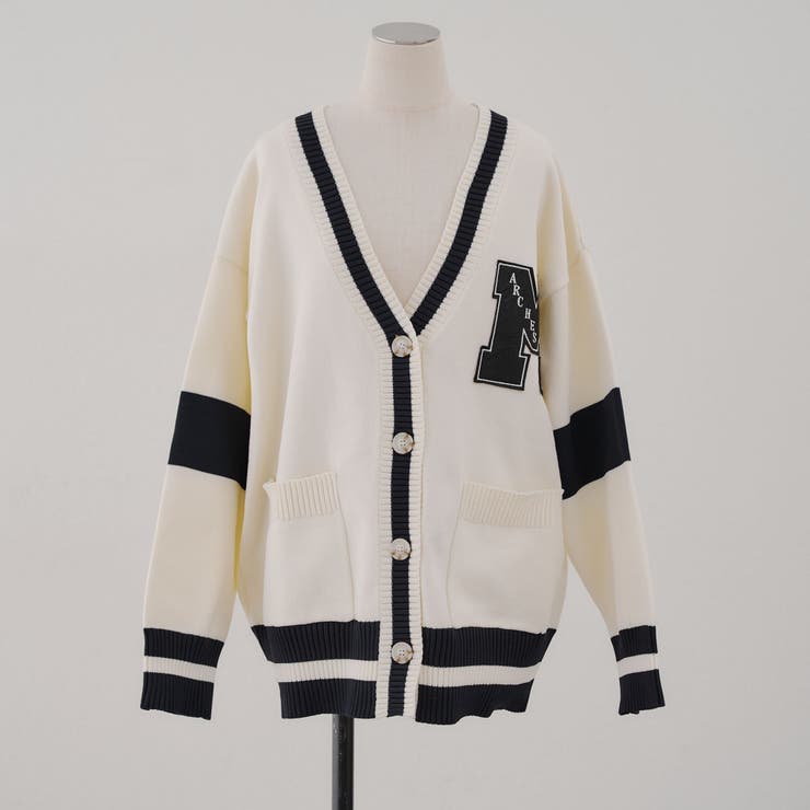 【MARCHES】レタードカーデ | NICE CLAUP / OLIVE des OLIVE　OUTLET | 詳細画像11 