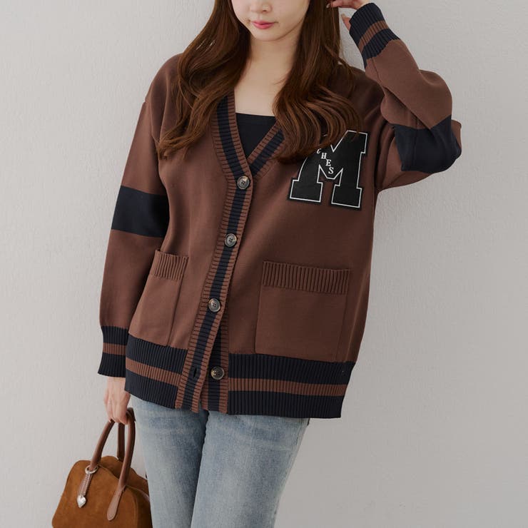 【MARCHES】レタードカーデ | NICE CLAUP / OLIVE des OLIVE　OUTLET | 詳細画像14 