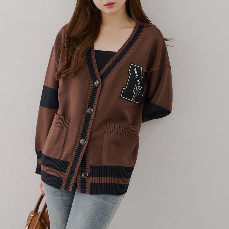 【MARCHES】レタードカーデ | NICE CLAUP / OLIVE des OLIVE　OUTLET | 詳細画像17 