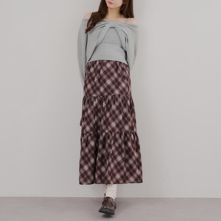 オフショルでも着られる、リボンがキュートなセットアイテム | NICE CLAUP / OLIVE des OLIVE　OUTLET | 詳細画像13 