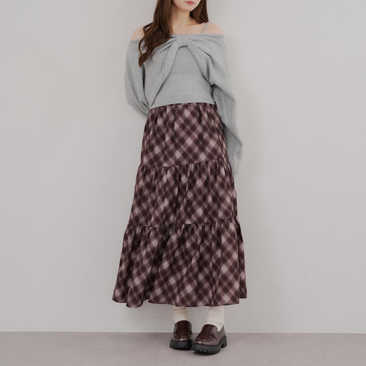 オフショルでも着られる、リボンがキュートなセットアイテム | NICE CLAUP / OLIVE des OLIVE　OUTLET | 詳細画像14 