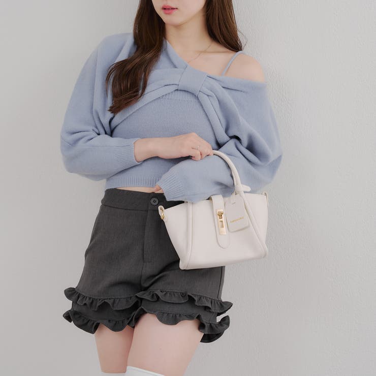 オフショルでも着られる、リボンがキュートなセットアイテム | NICE CLAUP / OLIVE des OLIVE　OUTLET | 詳細画像20 