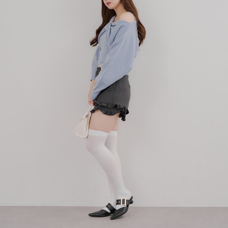オフショルでも着られる、リボンがキュートなセットアイテム | NICE CLAUP / OLIVE des OLIVE　OUTLET | 詳細画像24 