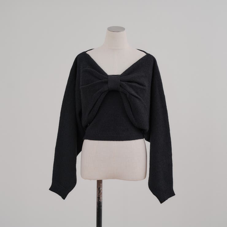 オフショルでも着られる、リボンがキュートなセットアイテム | NICE CLAUP / OLIVE des OLIVE　OUTLET | 詳細画像30 
