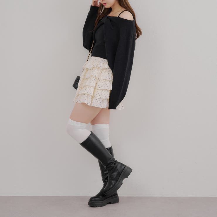 オフショルでも着られる、リボンがキュートなセットアイテム | NICE CLAUP / OLIVE des OLIVE　OUTLET | 詳細画像33 