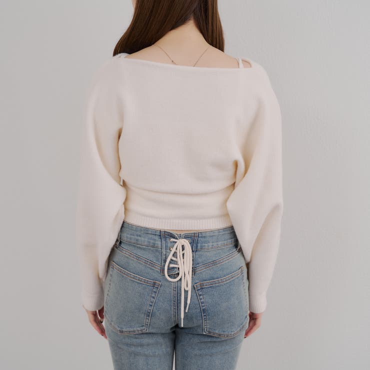 オフショルでも着られる、リボンがキュートなセットアイテム | NICE CLAUP / OLIVE des OLIVE　OUTLET | 詳細画像55 