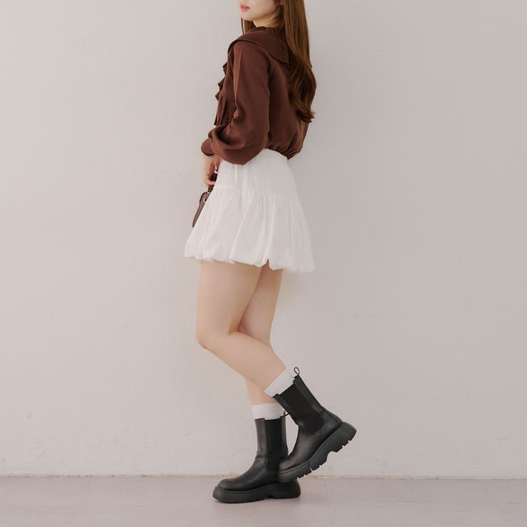 クロスフリルニット | NICE CLAUP / OLIVE des OLIVE　OUTLET | 詳細画像22 
