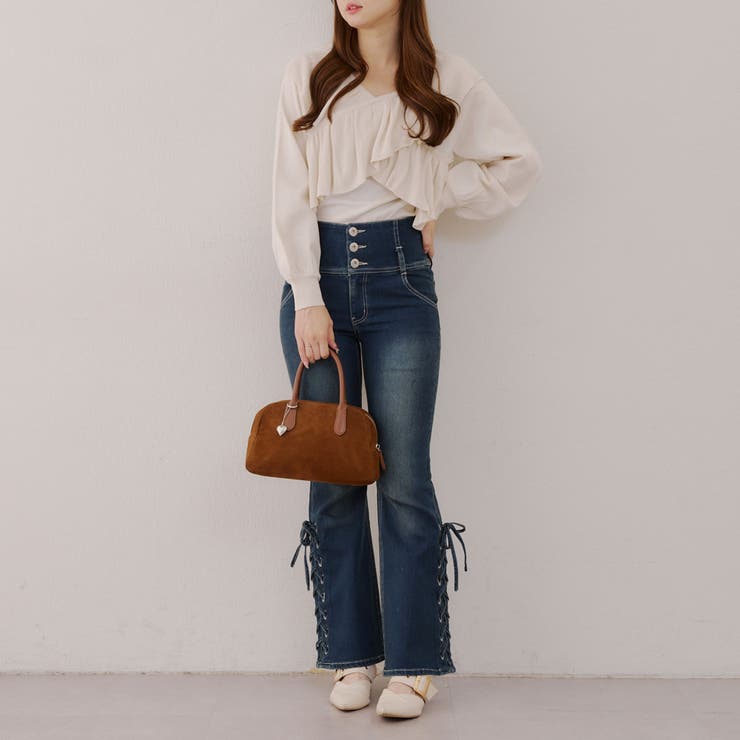 クロスフリルニット | NICE CLAUP / OLIVE des OLIVE　OUTLET | 詳細画像34 