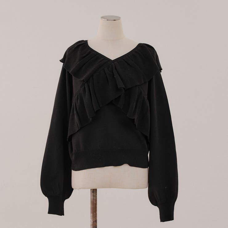 クロスフリルニット | NICE CLAUP / OLIVE des OLIVE　OUTLET | 詳細画像44 