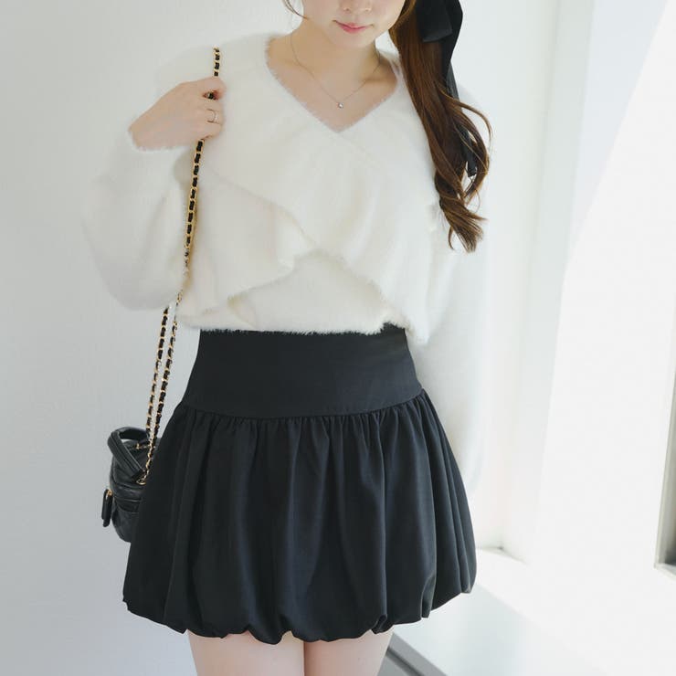 フェザークロスフリルニット | NICE CLAUP / OLIVE des OLIVE　OUTLET | 詳細画像4 