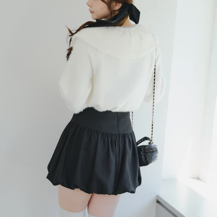 フェザークロスフリルニット | NICE CLAUP / OLIVE des OLIVE　OUTLET | 詳細画像6 