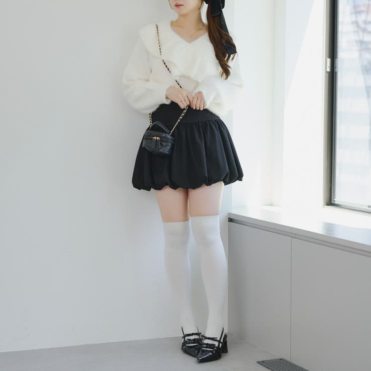 フェザークロスフリルニット | NICE CLAUP / OLIVE des OLIVE　OUTLET | 詳細画像9 