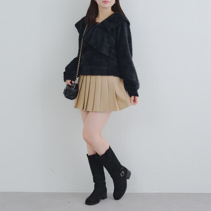 フェザークロスフリルニット | NICE CLAUP / OLIVE des OLIVE　OUTLET | 詳細画像33 