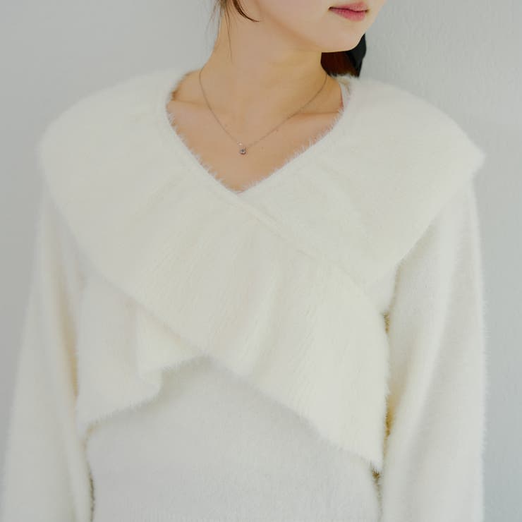 フェザークロスフリルニット | NICE CLAUP / OLIVE des OLIVE　OUTLET | 詳細画像37 