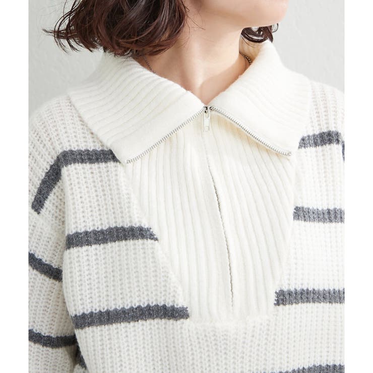 ハーフZIPニット | NICE CLAUP / OLIVE des OLIVE　OUTLET | 詳細画像34 