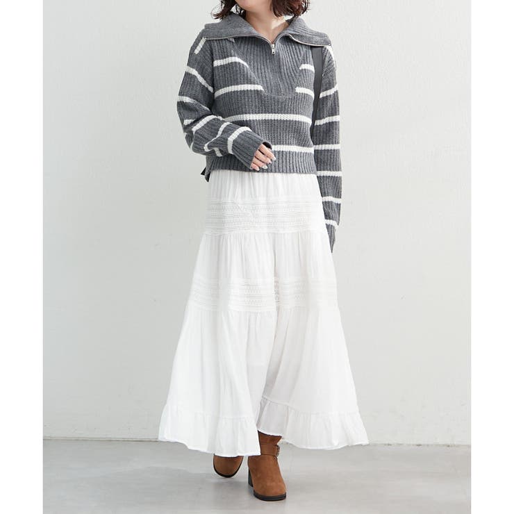 ハーフZIPニット | NICE CLAUP / OLIVE des OLIVE　OUTLET | 詳細画像29 