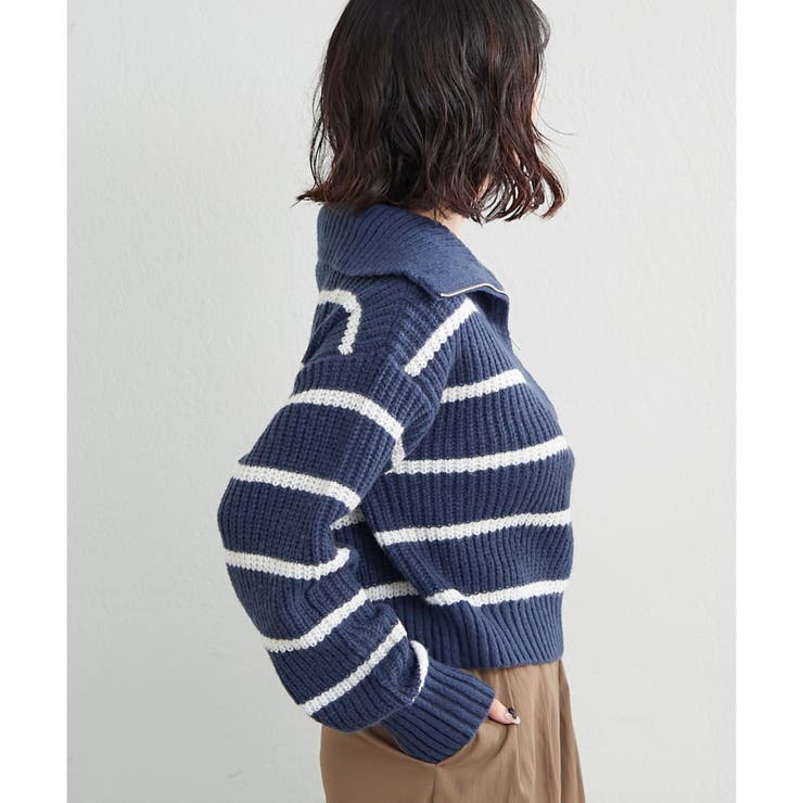 ハーフZIPニット | NICE CLAUP / OLIVE des OLIVE　OUTLET | 詳細画像20 