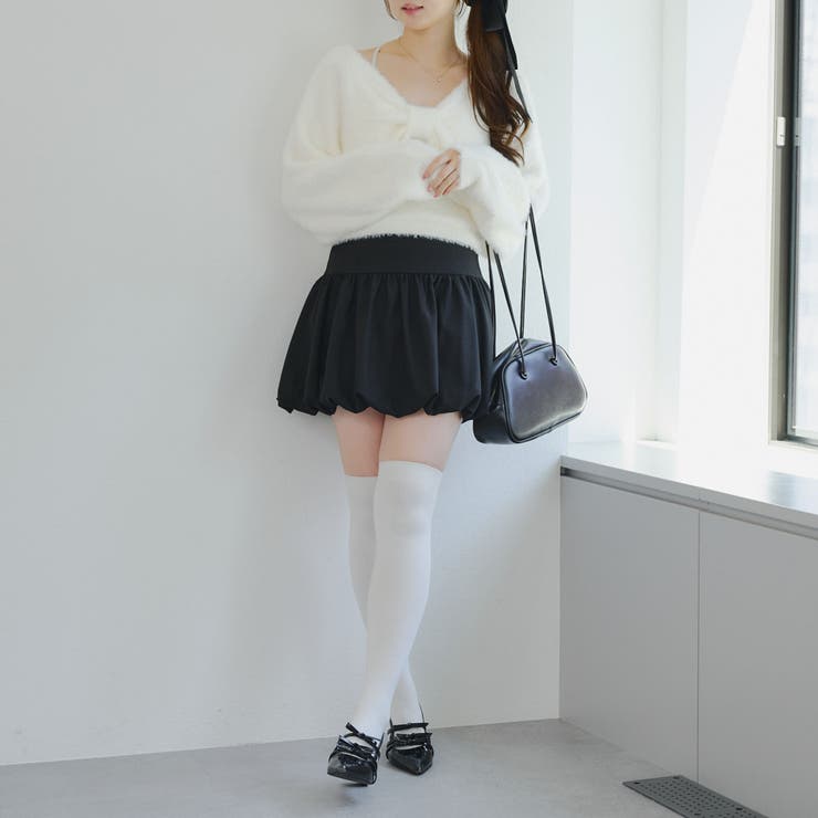 【ふわふわ、大人可愛い♪】リボンニット＆キャミソールセット | NICE CLAUP / OLIVE des OLIVE　OUTLET | 詳細画像27 