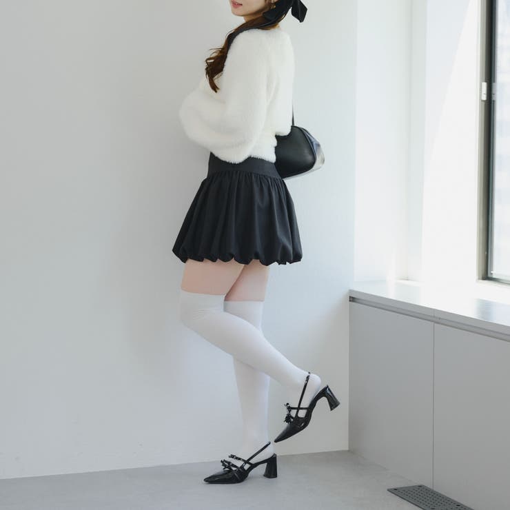 【ふわふわ、大人可愛い♪】リボンニット＆キャミソールセット | NICE CLAUP / OLIVE des OLIVE　OUTLET | 詳細画像28 