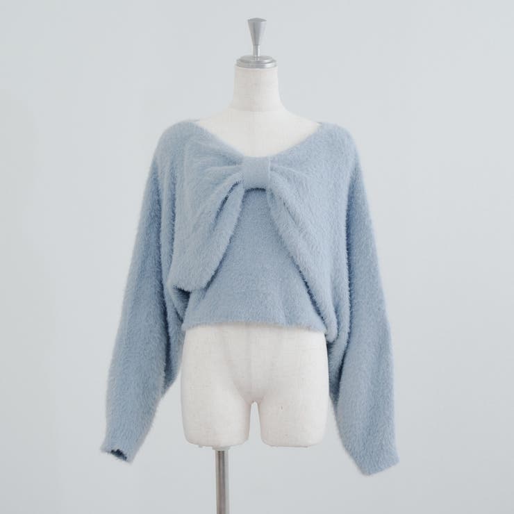 【ふわふわ、大人可愛い♪】リボンニット＆キャミソールセット | NICE CLAUP / OLIVE des OLIVE　OUTLET | 詳細画像44 