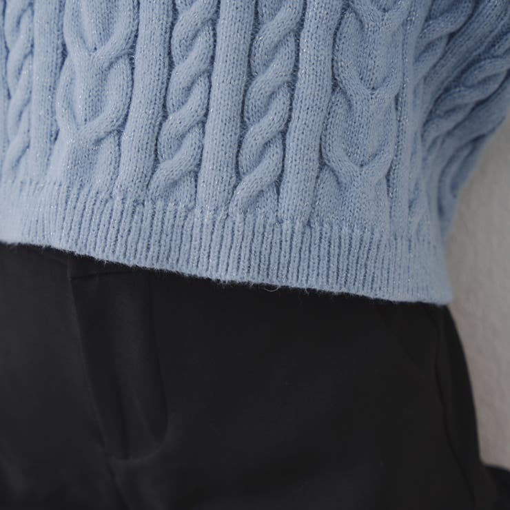 ビッグ衿ZIPUPニット | NICE CLAUP / OLIVE des OLIVE　OUTLET | 詳細画像37 