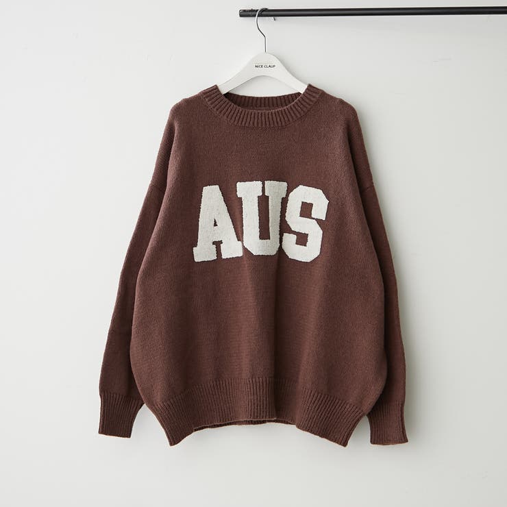 ロゴ刺繍ニット | NICE CLAUP / OLIVE des OLIVE　OUTLET | 詳細画像8 