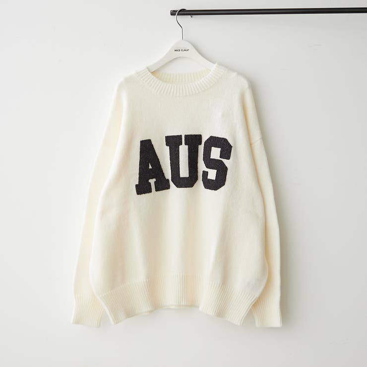 ロゴ刺繍ニット | NICE CLAUP / OLIVE des OLIVE　OUTLET | 詳細画像18 