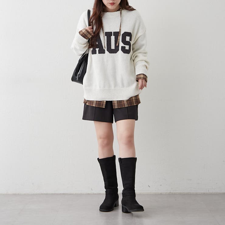 ロゴ刺繍ニット | NICE CLAUP / OLIVE des OLIVE　OUTLET | 詳細画像19 