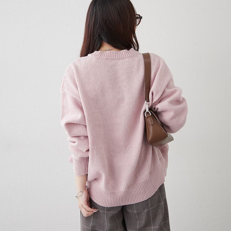 ロゴ刺繍ニット | NICE CLAUP / OLIVE des OLIVE　OUTLET | 詳細画像26 