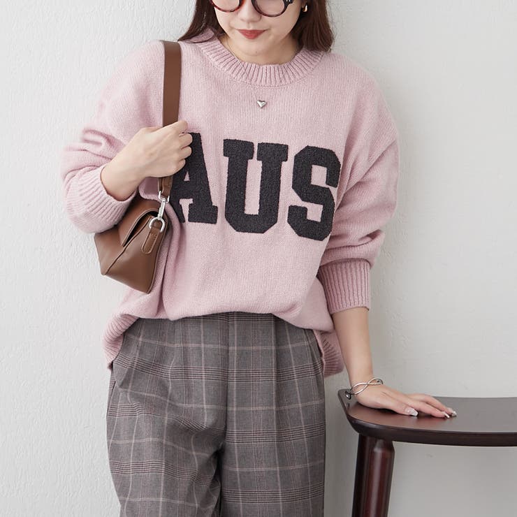 ロゴ刺繍ニット | NICE CLAUP / OLIVE des OLIVE　OUTLET | 詳細画像28 