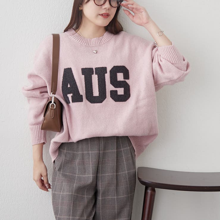 ロゴ刺繍ニット | NICE CLAUP / OLIVE des OLIVE　OUTLET | 詳細画像29 