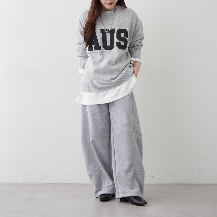 ロゴ刺繍ニット | NICE CLAUP / OLIVE des OLIVE　OUTLET | 詳細画像45 