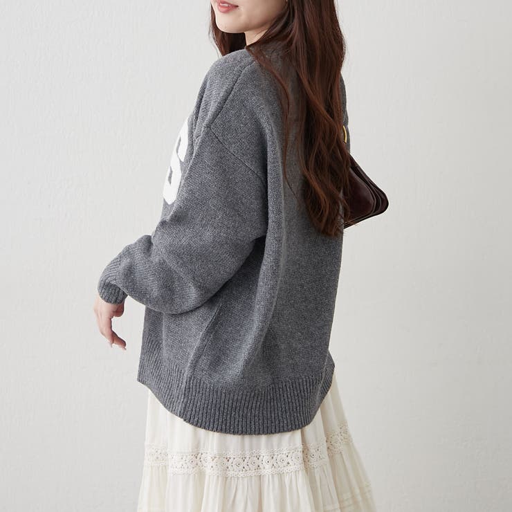 ロゴ刺繍ニット | NICE CLAUP / OLIVE des OLIVE　OUTLET | 詳細画像50 