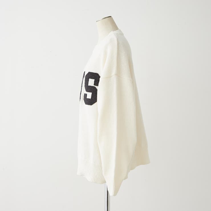 ロゴ刺繍ニット | NICE CLAUP / OLIVE des OLIVE　OUTLET | 詳細画像56 